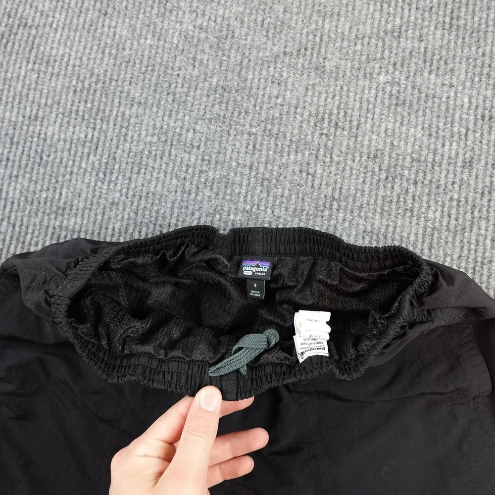 Patagonia Baggies Shorts Mens Small Black Swim Trunks Mesh Lined Quick Dry 58035